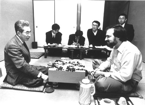 Picture of Me and Mr. Sano at the goban